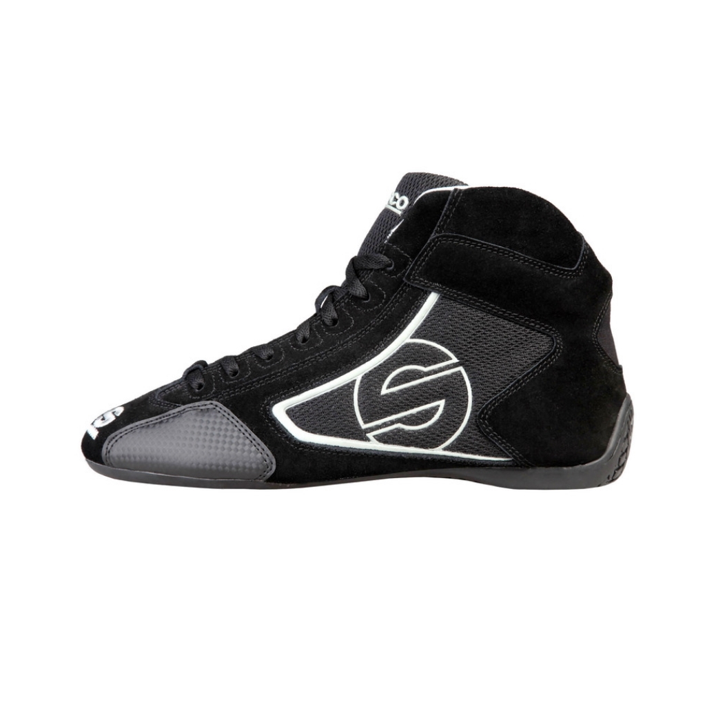 Sparco Yas-Mid Black Racing Shoes Sneakers in Suede » Sparco Fashion AU|NZ