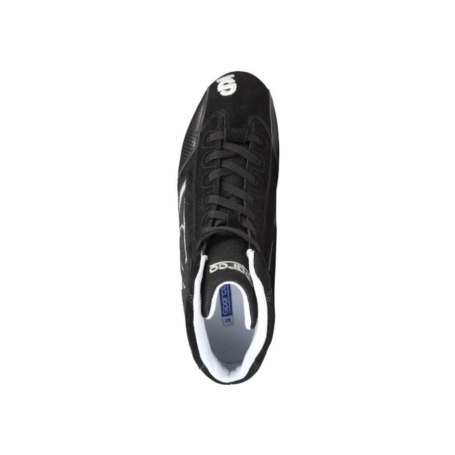 Sparco Yas-Mid Black Racing Shoes Sneakers in Suede