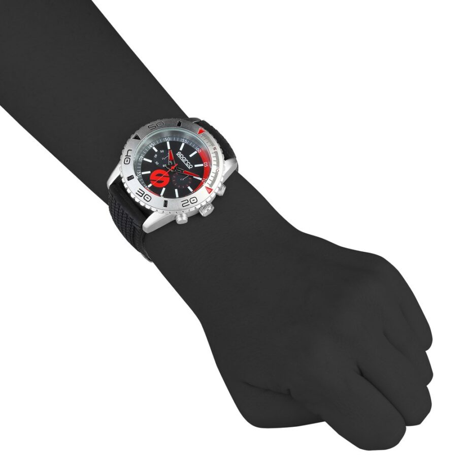 Sparco Jackie Black and Red Watch