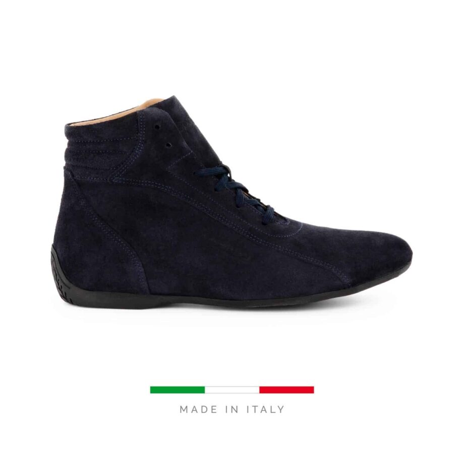 Sparco Monza-GP Blue Shoes Sneakers in Suede