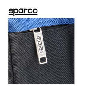 Sparco S6 Blue Travel Bag Picture17: Sparco S6 is a medium-size gym or travel bag with an adjustable and removable shoulder strap with a padded insert, two handles and more. The compact lightweight design has enough room to store your essentials featuring two handles, removable and adjustable shoulder strap with Sparco printed logo.