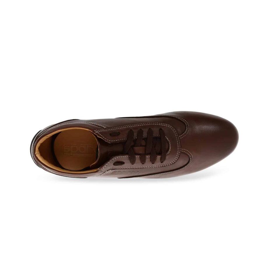 Sparco Imola-GP Brown Shoes Sneakers in Leather