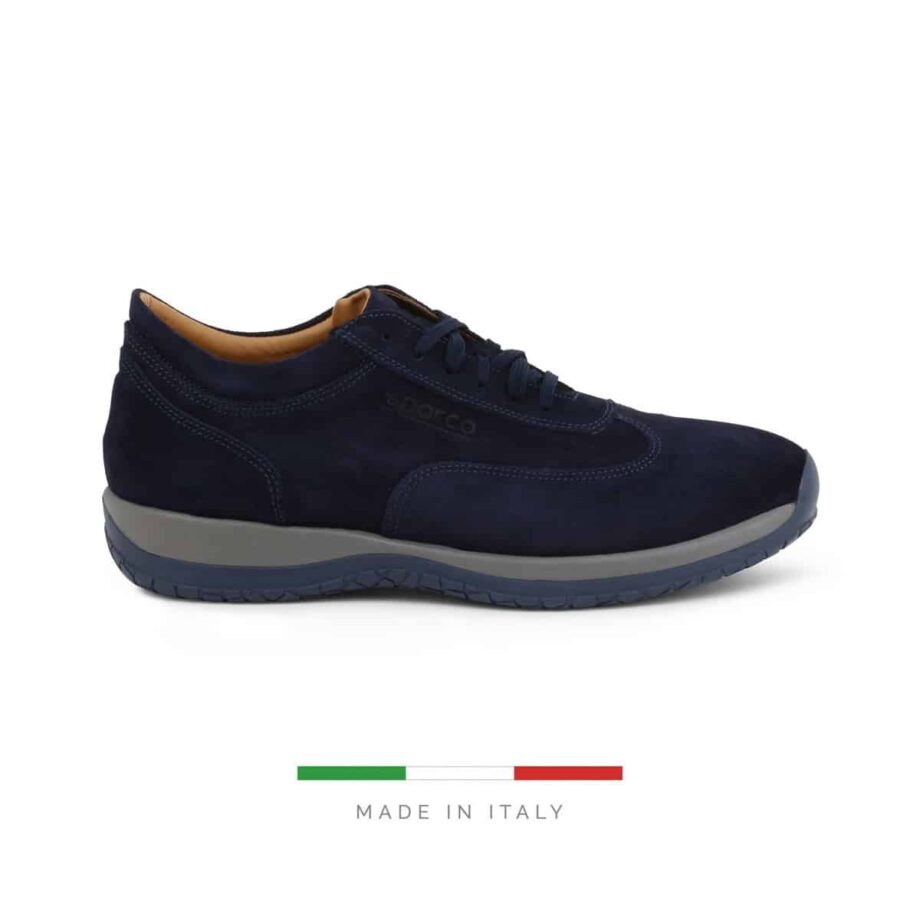Sparco Imola-GP1 Blue Shoes Sneakers in Suede