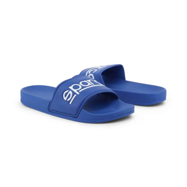 Sparco Slippers Fortaleza Blue Flip Flops Picture2: Sparco Fortaleza Blue Flip Flops can be used casually and will be a perfect companion as you go about your busy life or during sports/racing events.