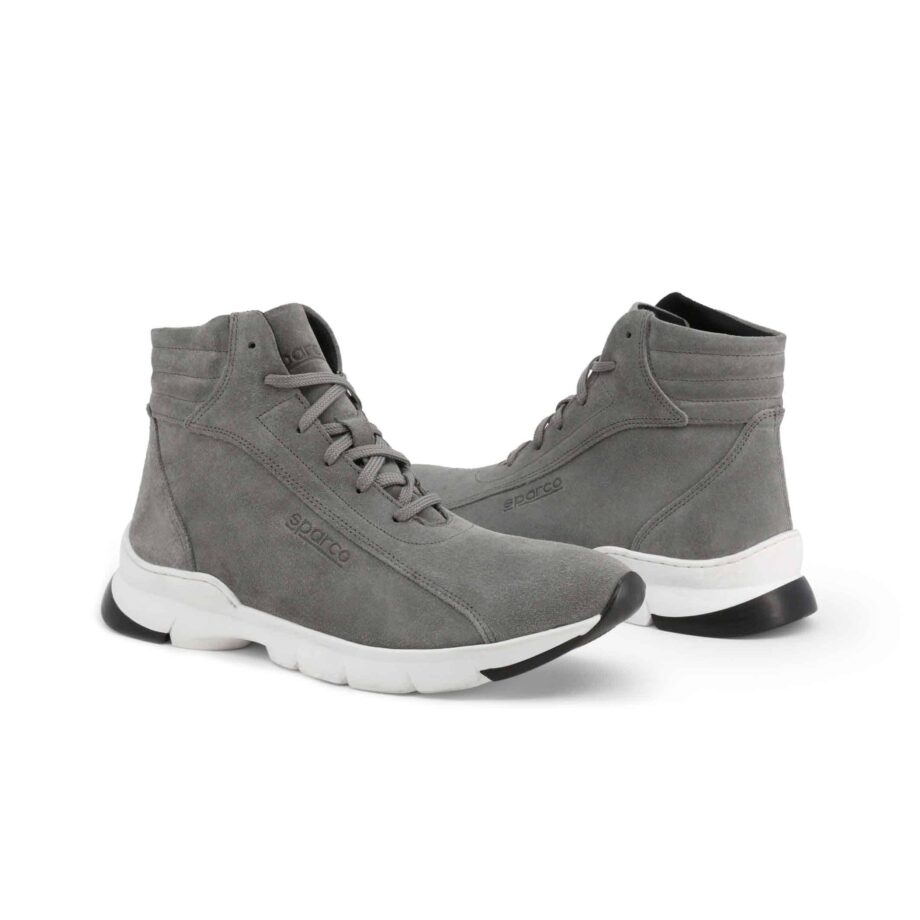 Sparco Monza-Lesmo Grey Shoes Sneakers in Suede