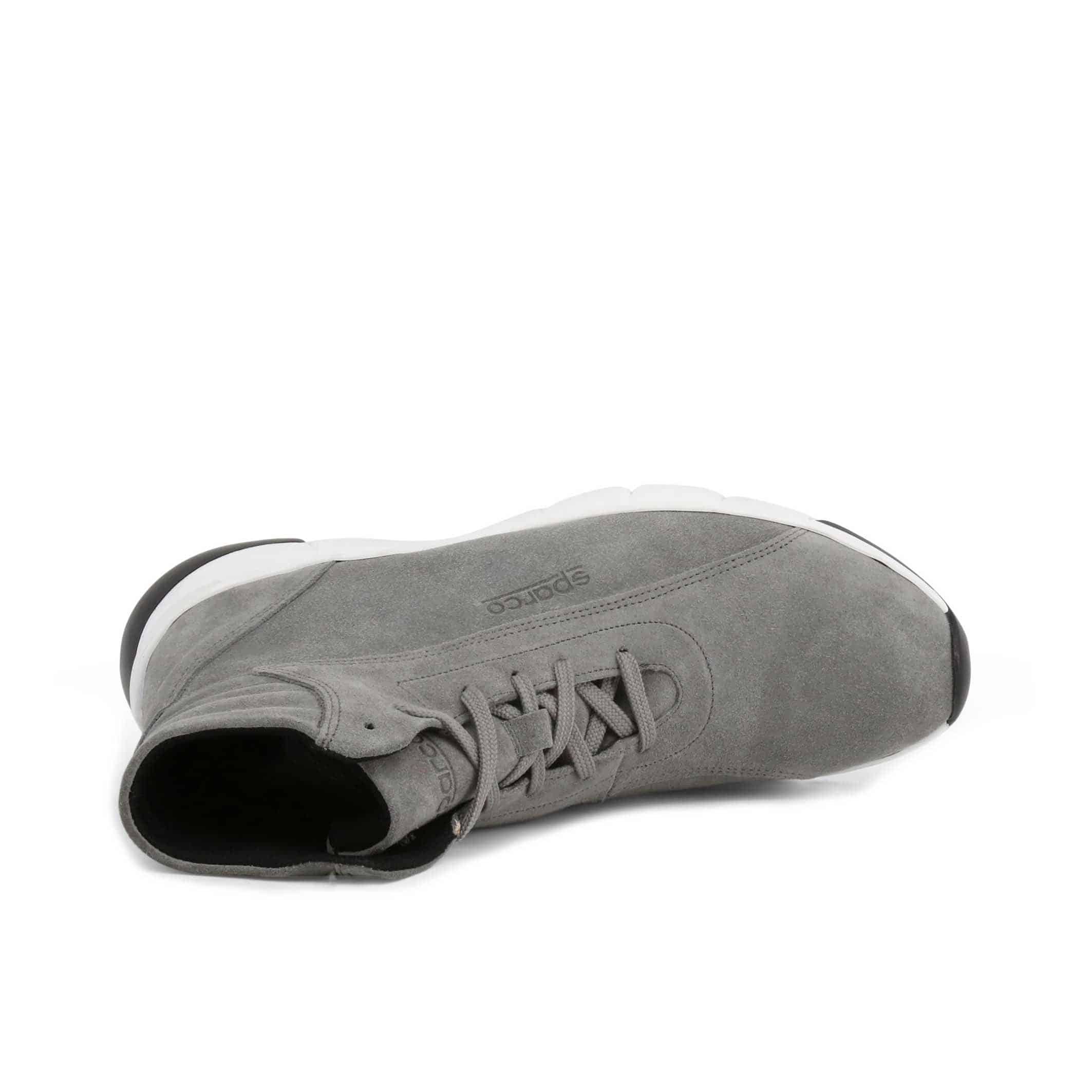 Sparco Monza-Lesmo Grey Shoes Sneakers in Suede » Sparco Fashion AU|NZ