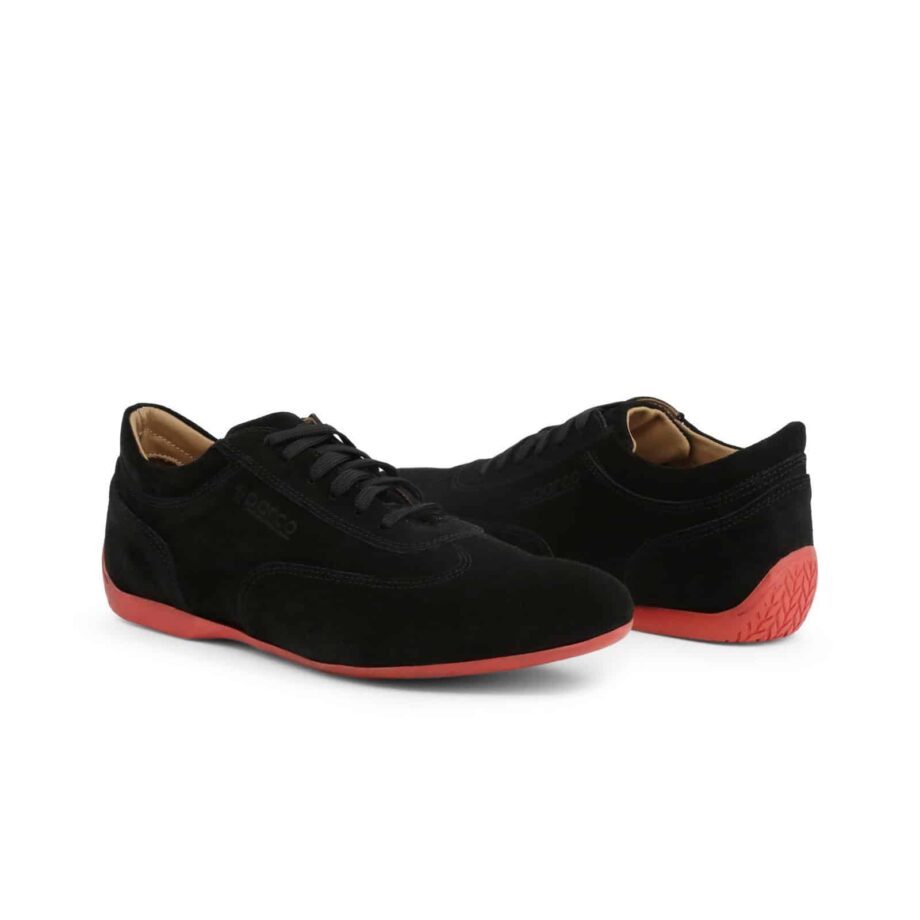Sparco Imola-GPC Black Shoes Sneakers in Suede