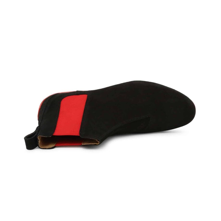 Sparco Misano Black Red Shoes Ankle Boots in Suede