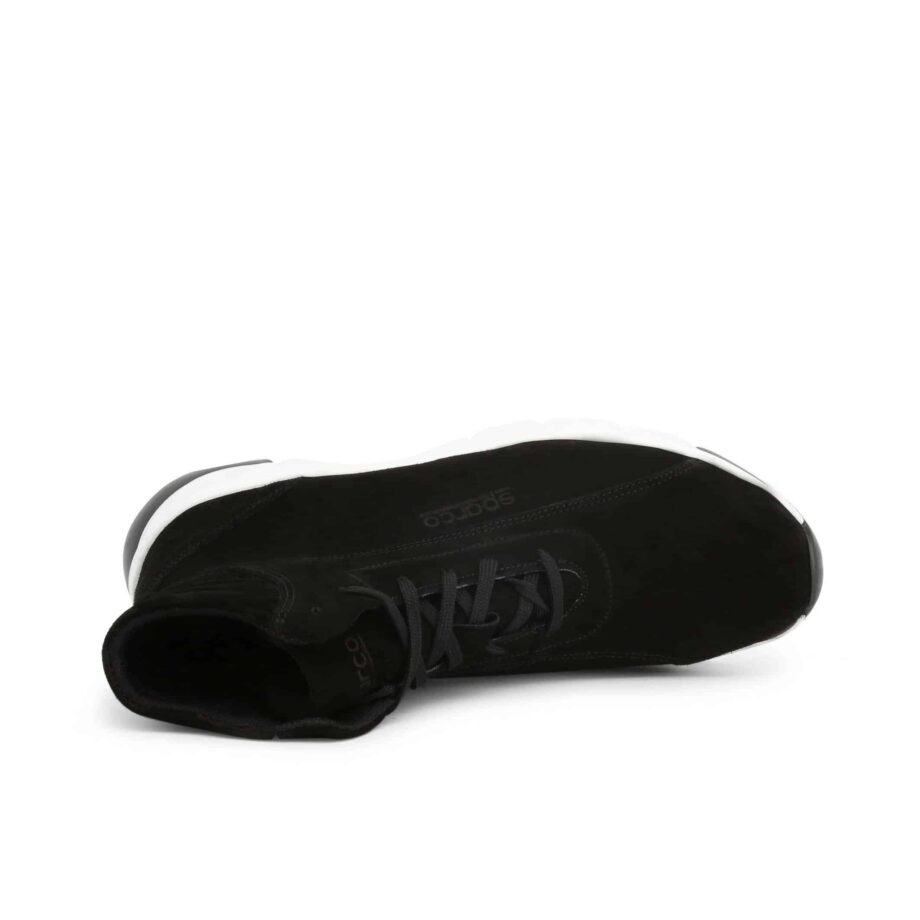 Sparco Monza-Lesmo Black Shoes Sneakers in Suede