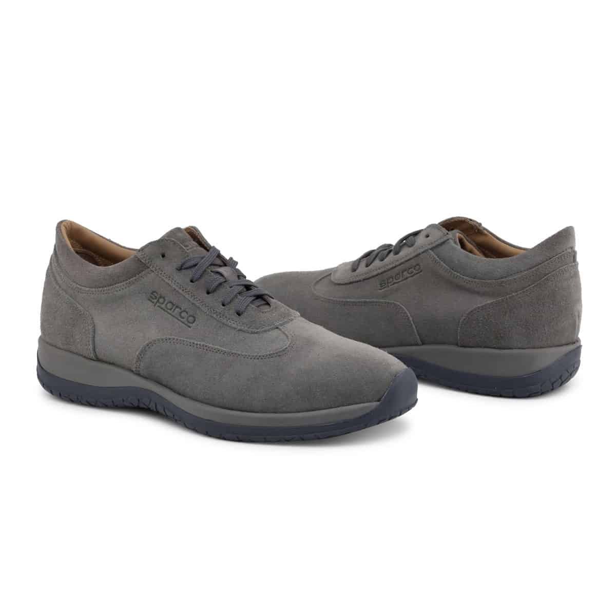 Sparco Imola-GP1 Grey Shoes Sneakers in Suede » Sparco Fashion AU|NZ