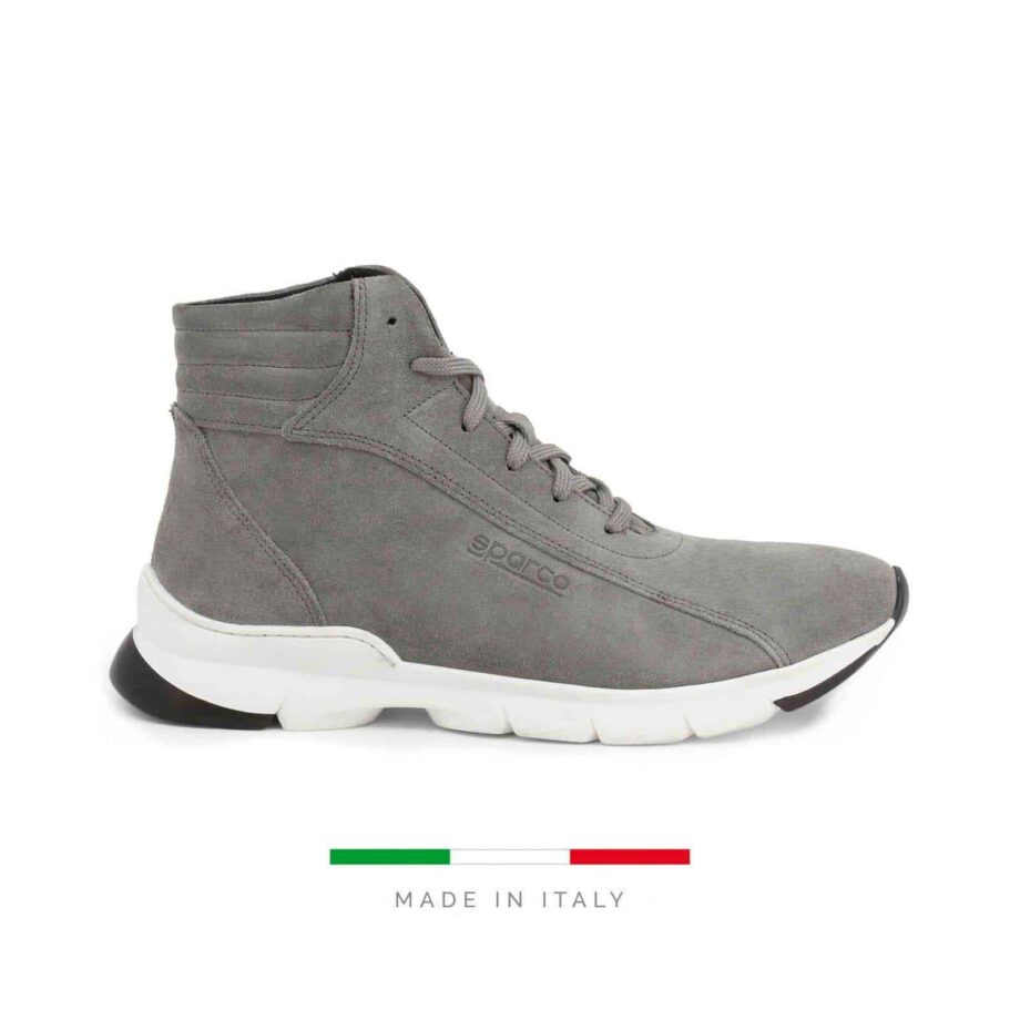 Sparco Monza-Lesmo Grey Shoes Sneakers in Suede