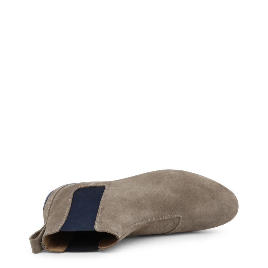 Sparco Misano Taupe Blue Shoes Ankle Boots in Suede