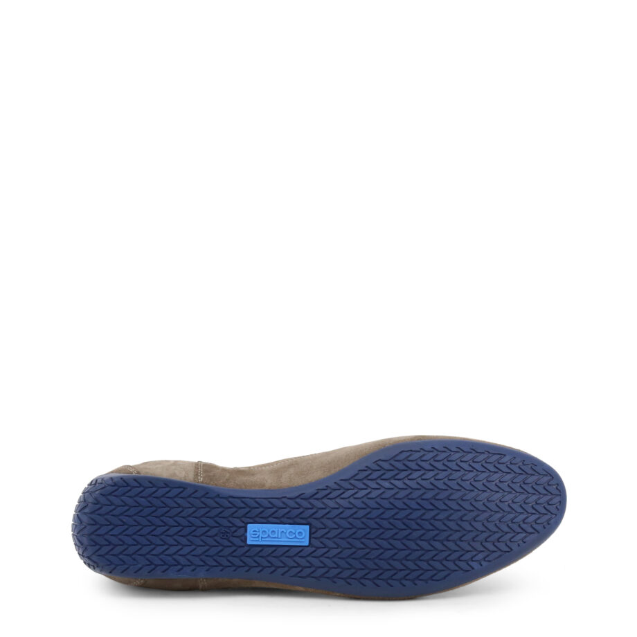 Sparco Misano Taupe Blue Shoes Ankle Boots in Suede