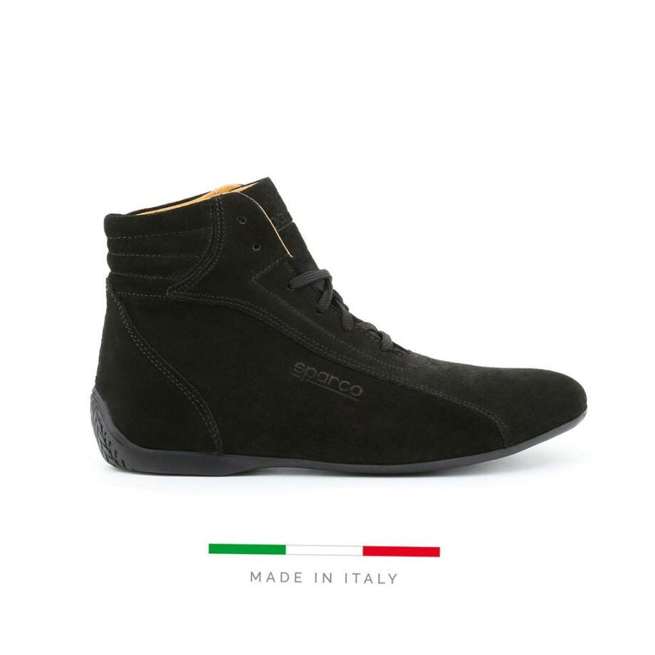 Sparco Monza-GP Black Shoes Sneakers in Suede
