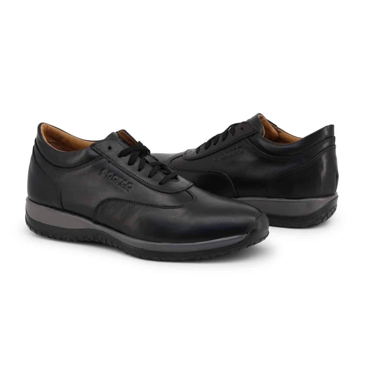 Sparco Imola-GP1 Black Shoes Sneakers in Leather » Sparco Fashion AU|NZ