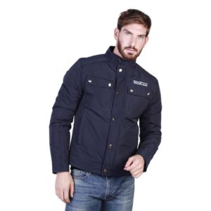 Sparco Berwick Blue Jacket Picture9: Stay warm this winter with Sparco collection of jackets for men, a great looking jacket for casual and sporty wear. Berwick jacket from Sparco will become a new wardrobe essential for you every winter, it creates a stylish and sporty look to any outfit.