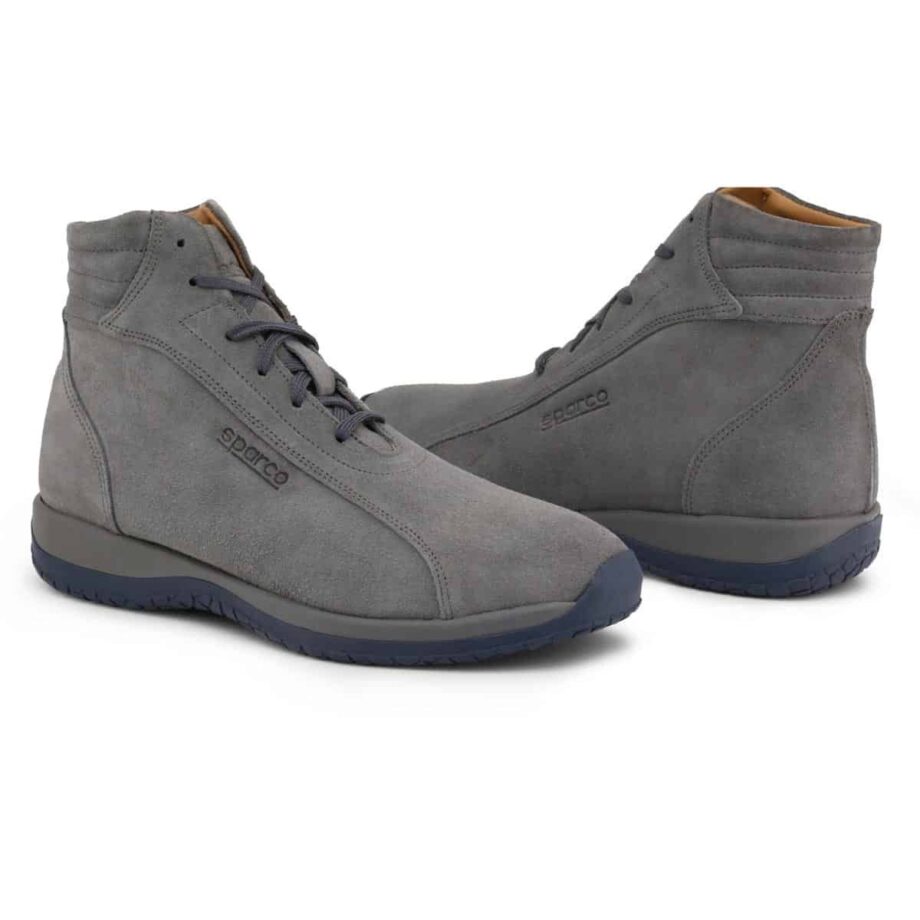 Sparco Monza-GP1 Grey Shoes Sneakers in Suede