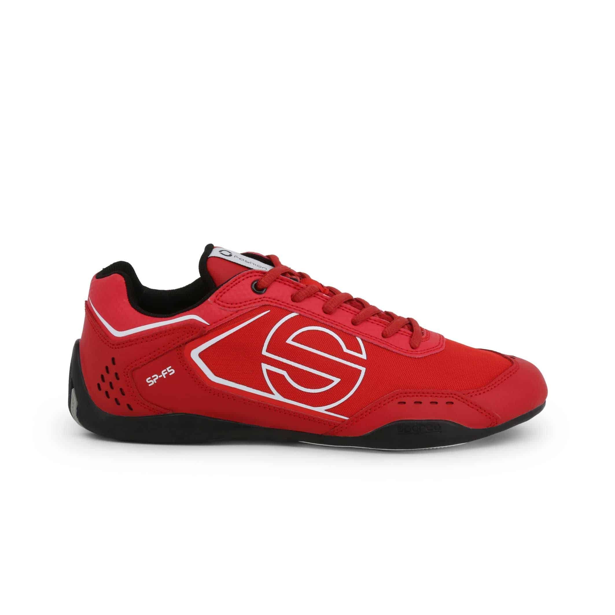 Sparco SP-F5 Red Shoes Sneakers in Leather » Sparco Fashion AU|NZ