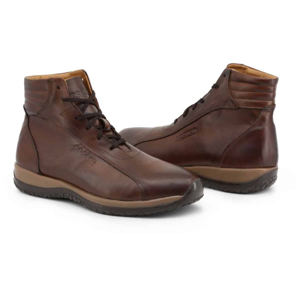 Sparco Monza-GP1 Brown Shoes Sneakers in Leather » Sparco Fashion AU|NZ