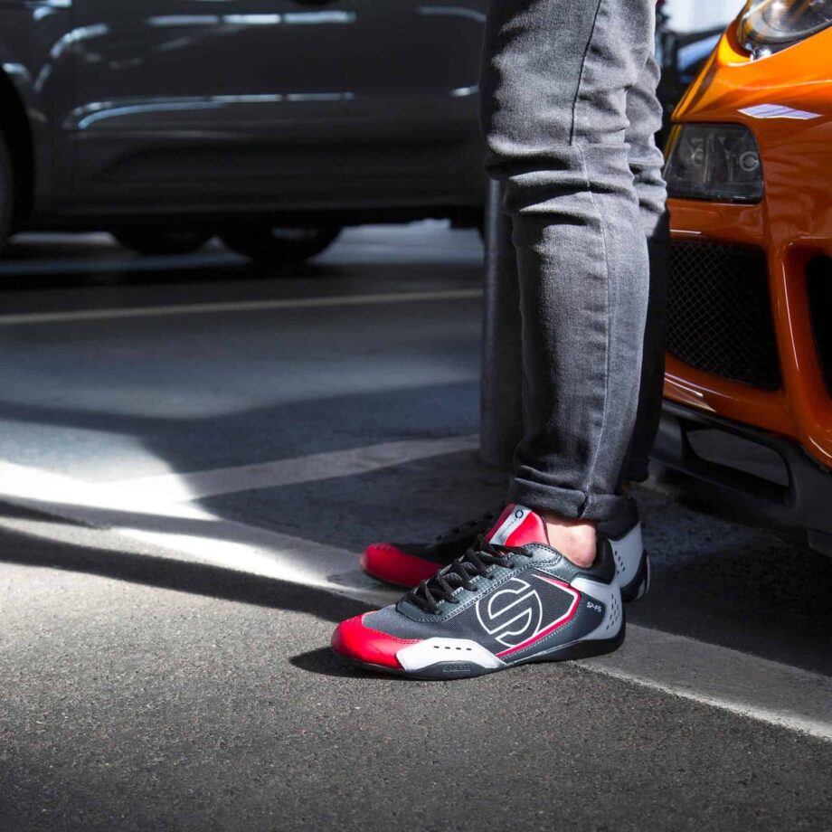 Sparco SP-F5 White/Black/Red Shoes Sneakers