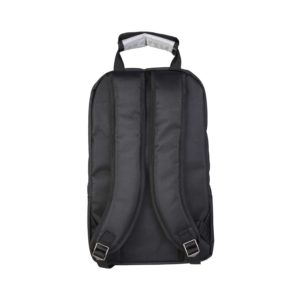 Sparco F12 Grey Backpack Bag Picture12: Sparco F12 is a medium-size backpack or travel bag with an adjustable shoulder straps, one padded compartment a top handle and more. The backpack has zipped closure with buckles and zipped side pockets. Sparco logo is printed at the front.