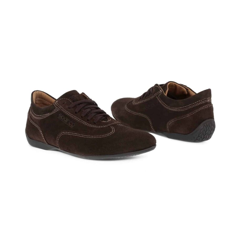 Sparco Imola-GP Brown Shoes Sneakers in Suede