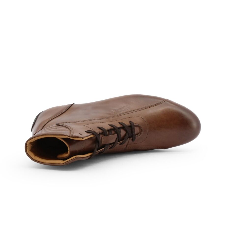 Sparco Monza-GP Brown Shoes Sneakers in Leather