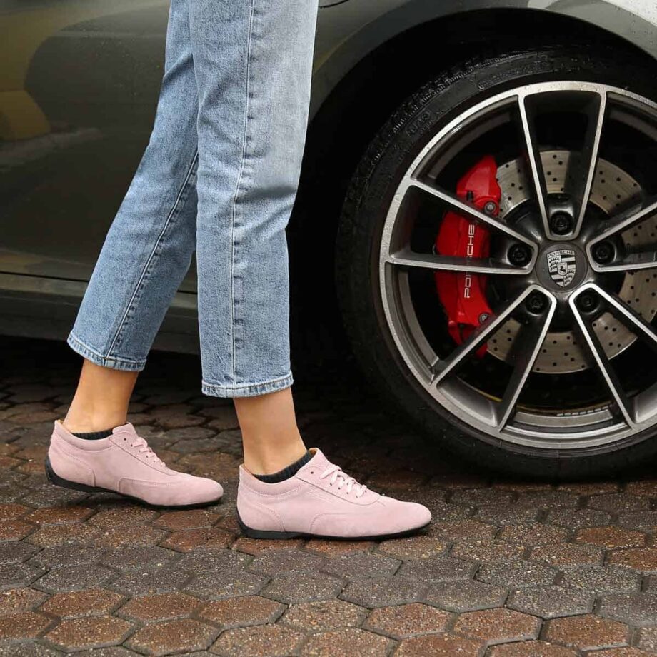 Sparco Imola-GP Pink Womens Shoes in Suede
