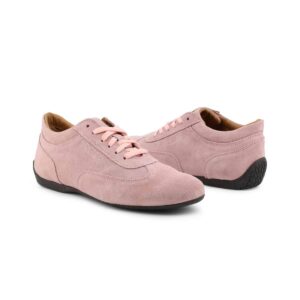 Sparco Imola-GP Pink Womens Shoes in Suede Picture3: Designed for ultimate street durability and performance, Sparco Imola-GP Pink Shoes in Suede is what you’d expect in a competition driving shoes for Women. That is why these shoes/boots feature a thin sole for maximum pedal feel and control. The sole continues up the heel's back to provide a smooth and stable pivoting point for heel-toe shifting. Comfortable shoes/boots that can be used for everyday car and motorbike driving, touring, racing, karting and even sim racing.