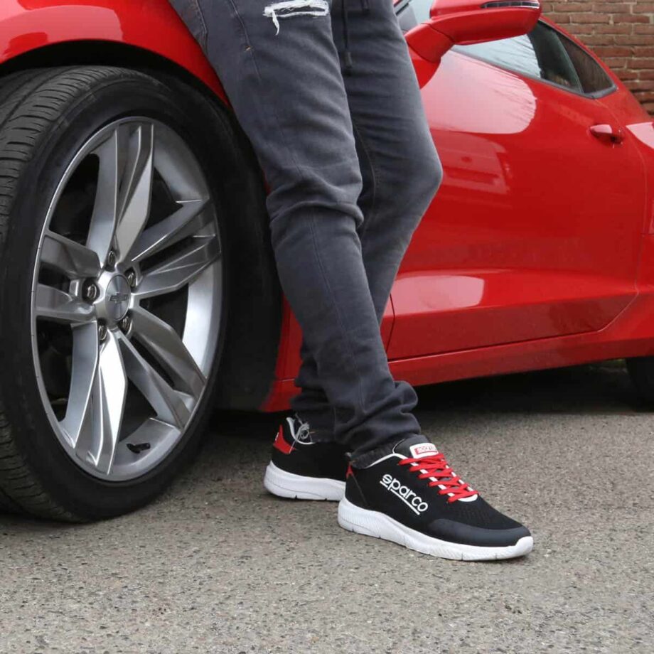 Sparco SP-FF Ultra Black/Red Shoes Sneakers