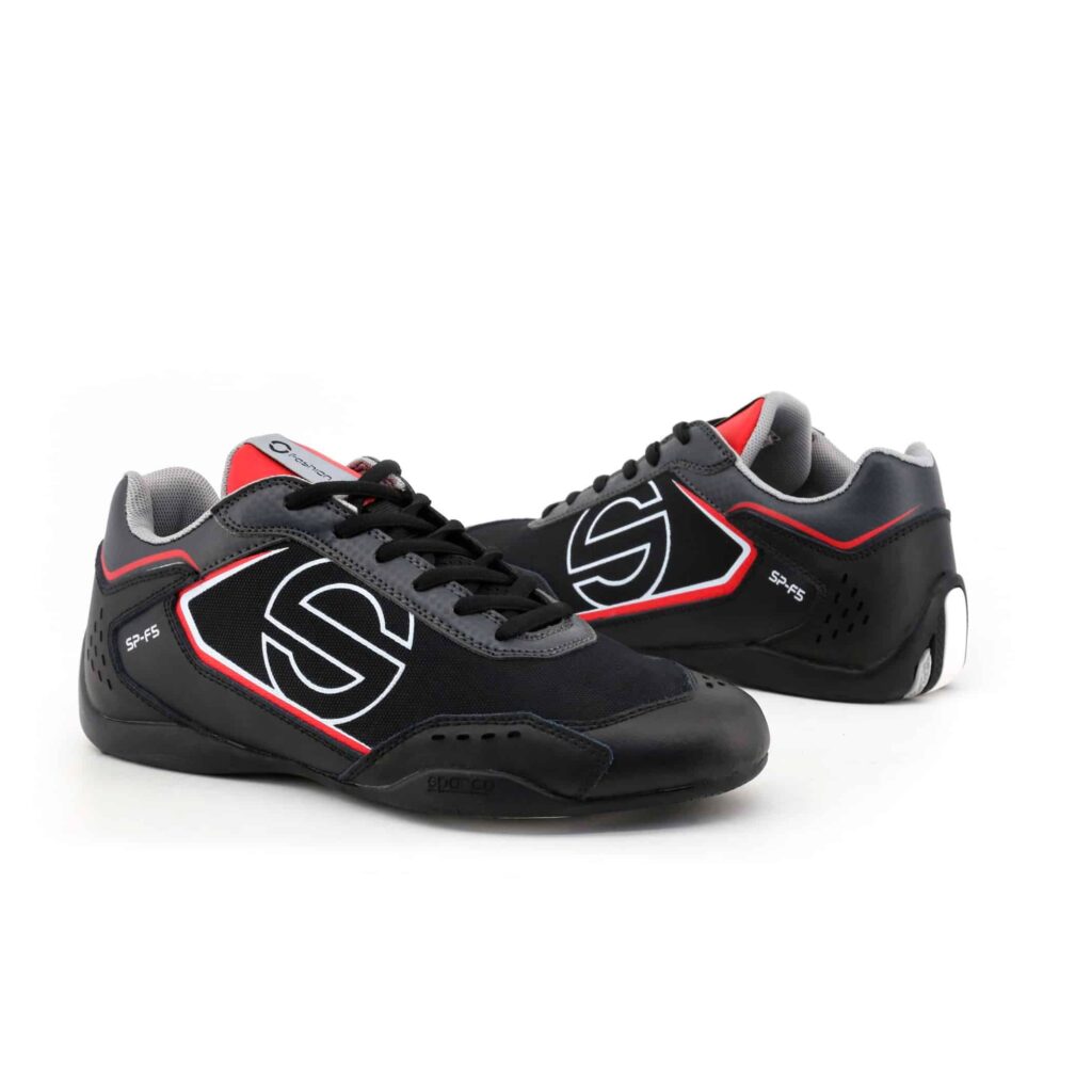 Sparco SP-F5 Black/Red Shoes Sneakers