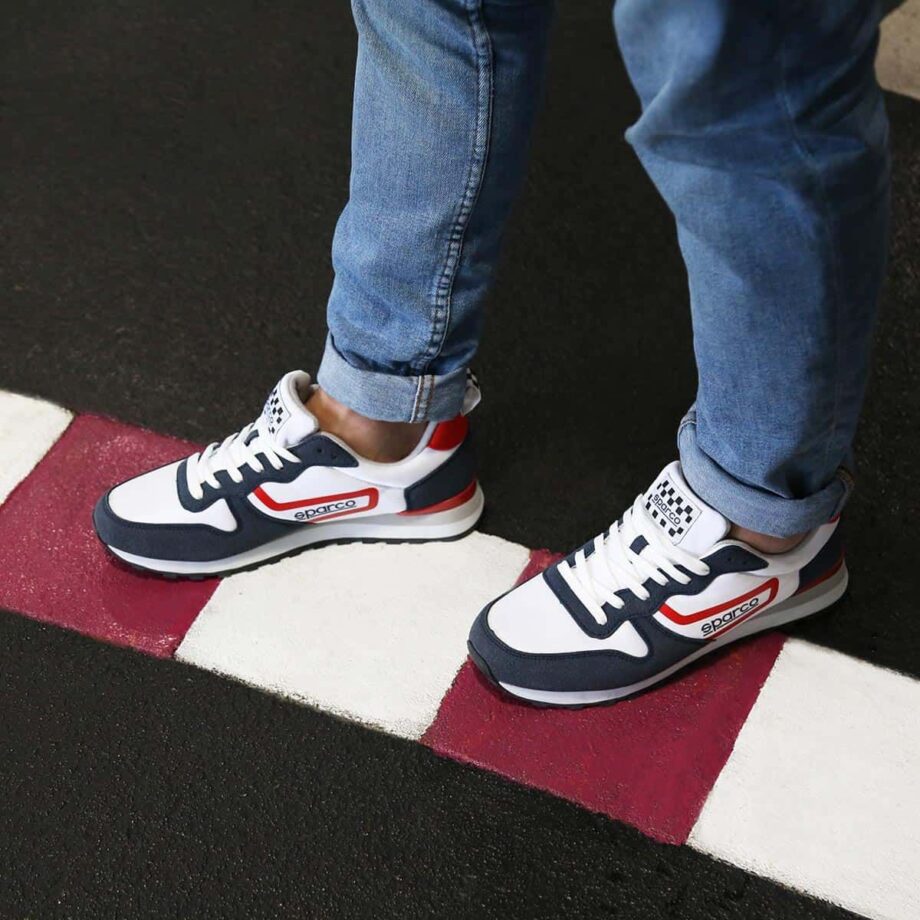 Sparco SP-Flag Navy Shoes Sneakers for Men and Women (Unisex)