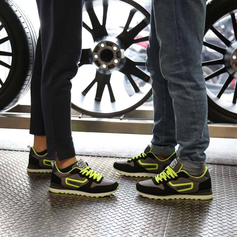 Sparco SP-Flag Black Shoes Sneakers for Men and Women (Unisex)