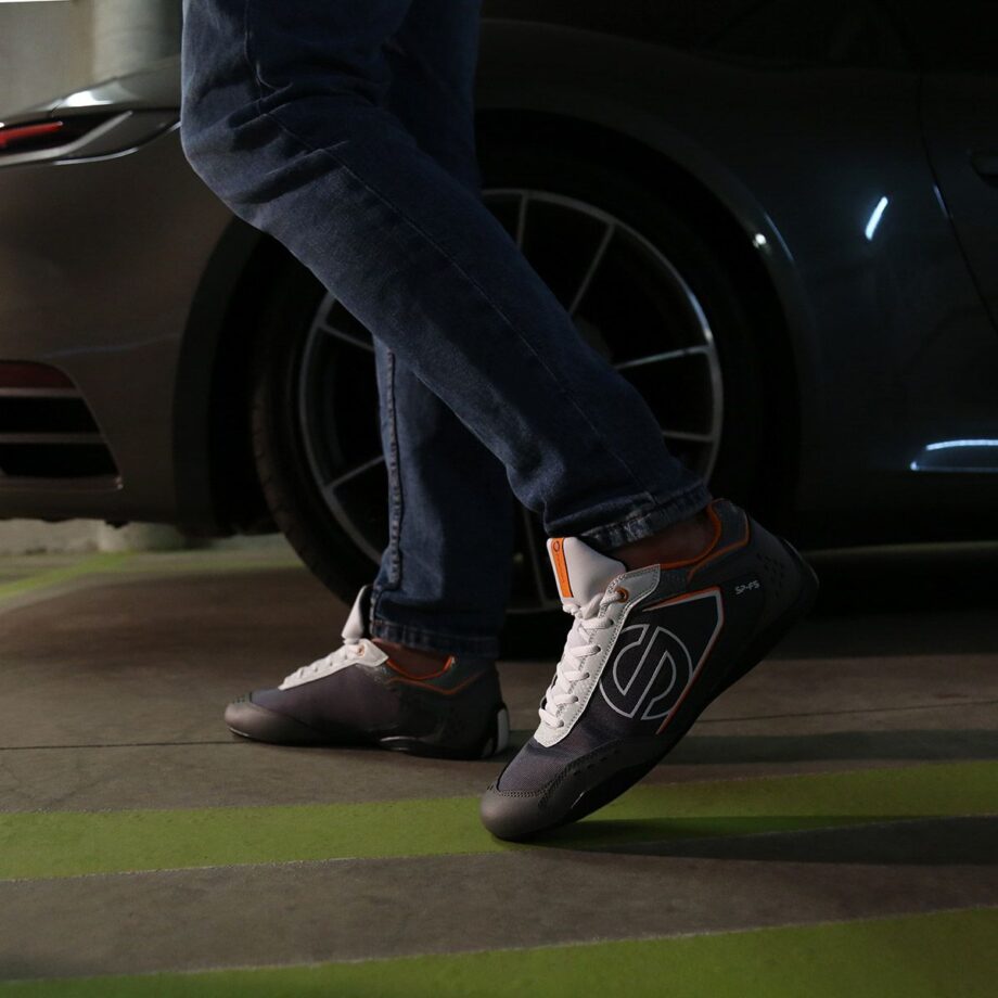 Sparco SP-F5 Grey/Orange Shoes Sneakers