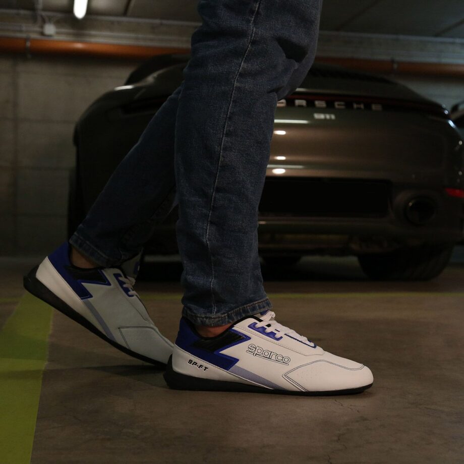 Sparco SP-FT White/Blue Shoes Sneakers