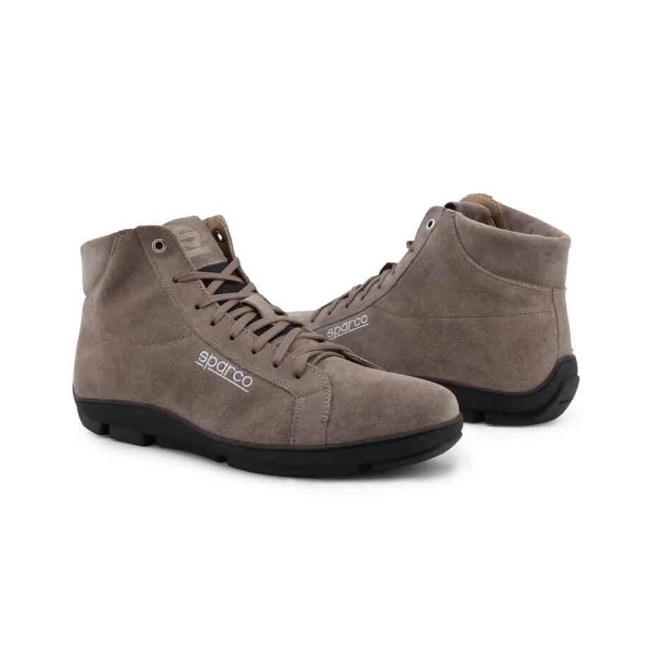 Sparco Palagio Brown Shoes Sneakers in Suede