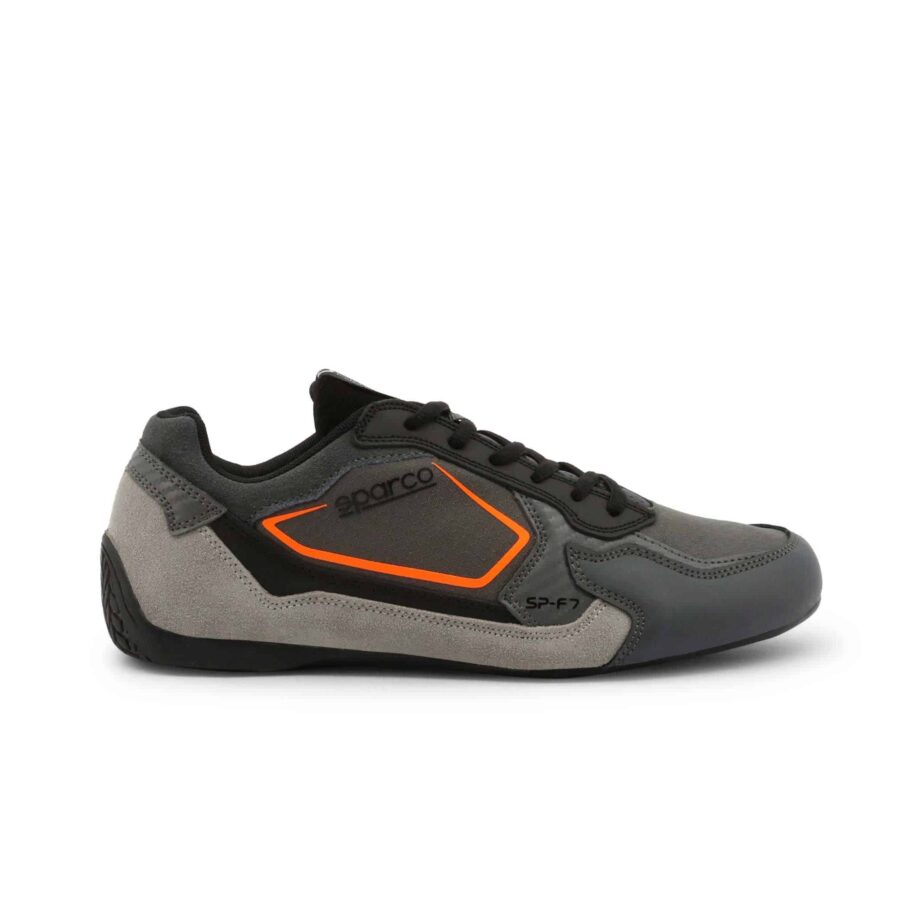 Sparco SP-F7 Grey/Fluorescent Orange Shoes Sneakers