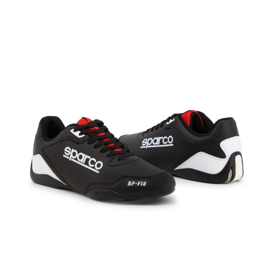 Sparco SP-F12 Black Shoes Sneakers for Men and Women (Unisex)