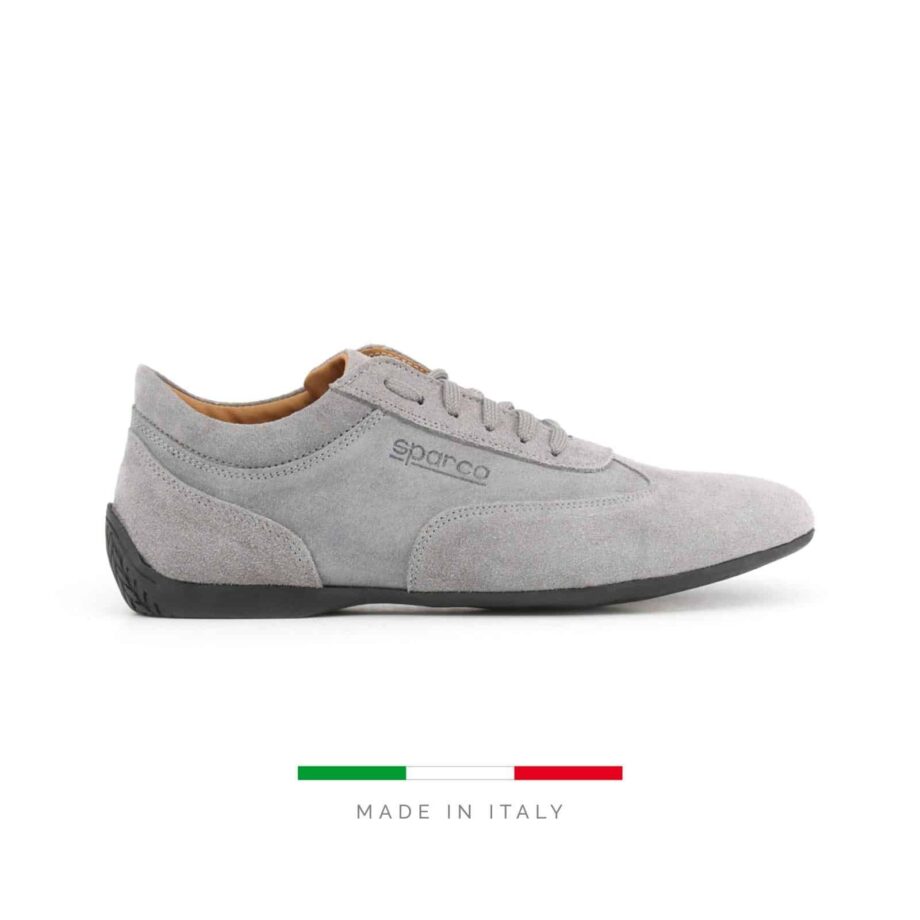 Sparco Imola-GP Grey Shoes Sneakers in Suede